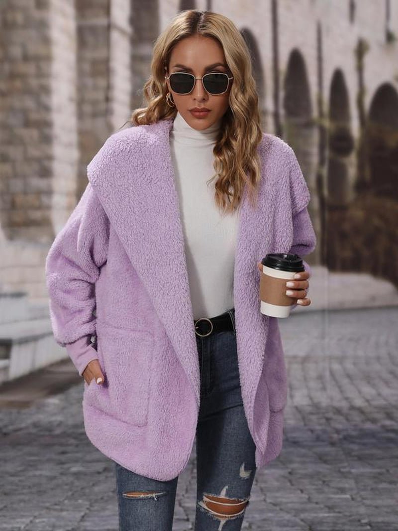 Casual Single - Breasted Hooded Jacket - Bela Fils BoutiqueBela Fils Boutique